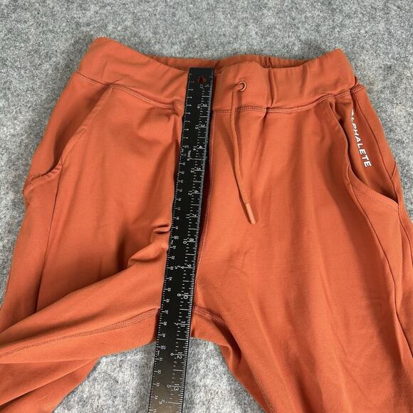 Alphalete Pants Womens Small Burnt Orange Premium V2 Joggers - Picture 7 of 8